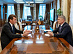 Igor Makovskiy and Alexander Biryukov discussed the development of the Orel region’s electric grid complex